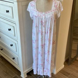 NWT Eileen West S Butterfly Floral Knit Waltz Nightgown